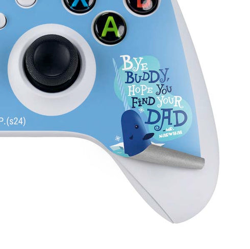 Elf Mr. Narwhal Farewell Xbox Series S Controller Skin