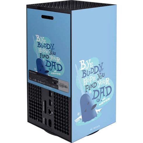 Elf Mr. Narwhal Farewell XBox Series X Digital Edition Console Skin