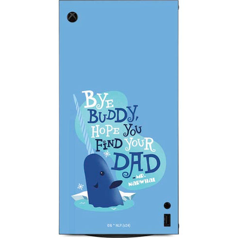 Elf Mr. Narwhal Farewell XBox Series X Digital Edition Console Skin