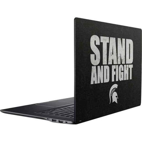 Michigan State University Stand and Fight Ativ Book 9 (15.6in 2014) Skin