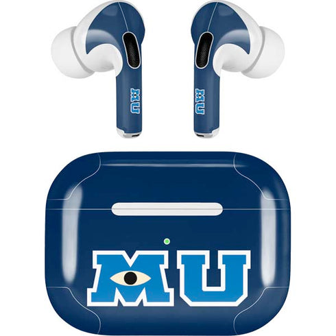 Disney Monsters University MU Logo AirPods Skins