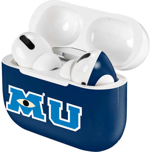 Disney Monsters University MU Logo AirPods Skins