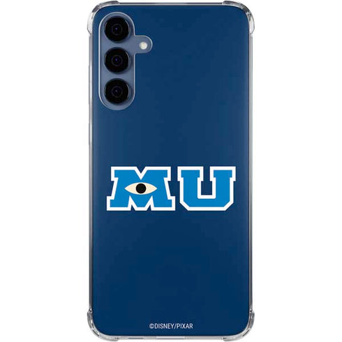 Disney Monsters University MU Logo Galaxy A35 5G Clear Case