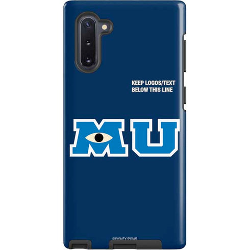 Disney Monsters University MU Logo Galaxy Cases