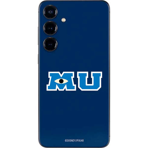 Disney Monsters University MU Logo Galaxy S25 Plus Skin