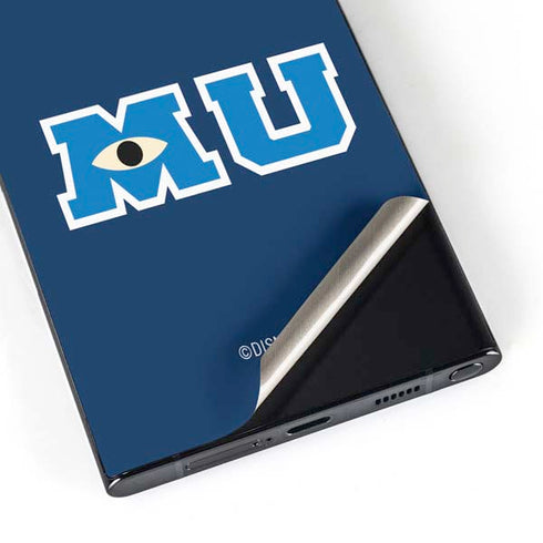 Disney Monsters University MU Logo Galaxy S25 Ultra Skin
