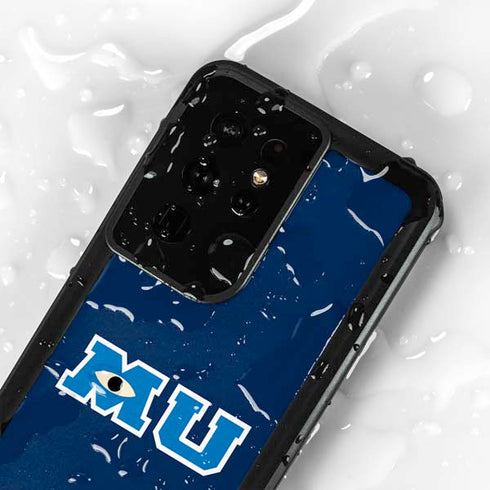 Disney Monsters University MU Logo Galaxy S24 Ultra Waterproof Case