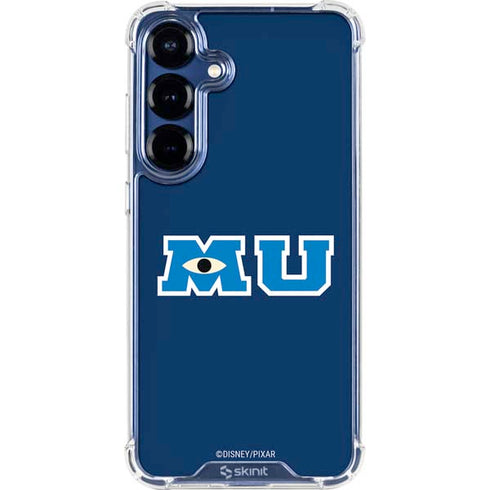 Disney Monsters University MU Logo Galaxy S25 Plus Clear Case