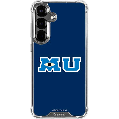 Disney Monsters University MU Logo Galaxy S26 Clear Case