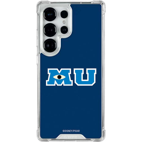 Disney Monsters University MU Logo Galaxy S26 Ultra Clear Case