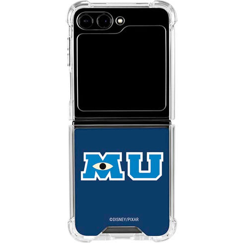 Disney Monsters University MU Logo Galaxy Z Flip6 Clear Case