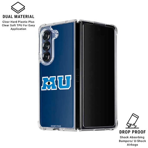 Disney Monsters University MU Logo Galaxy Z Fold6 Clear Case