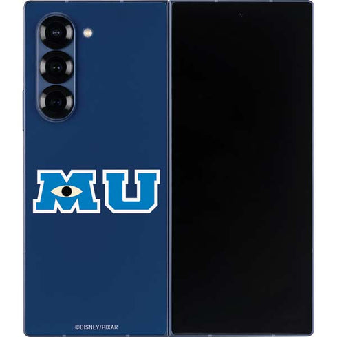 Disney Monsters University MU Logo Galaxy Z Fold6 Skin