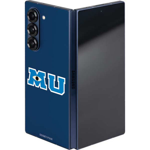 Disney Monsters University MU Logo Galaxy Z Fold6 Skin
