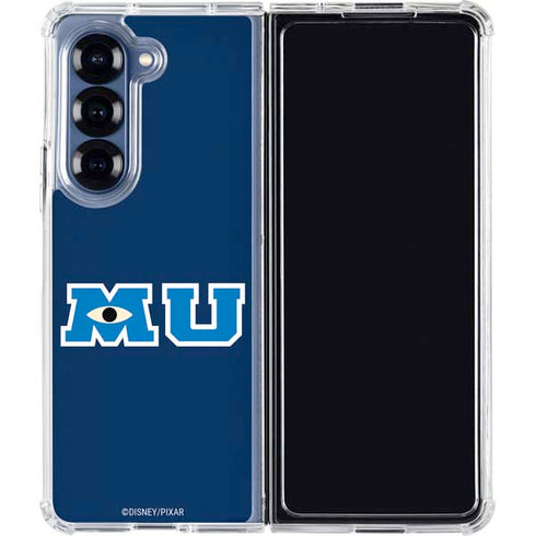 Disney Monsters University MU Logo Galaxy Z Fold7 Clear Case