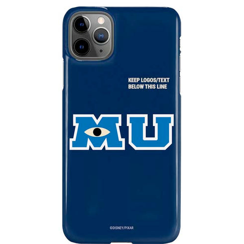 Disney Monsters University MU Logo iPhone Cases