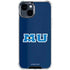 Disney Monsters University MU Logo iPhone 15 Clear Case