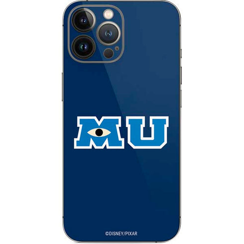 Disney Monsters University MU Logo iPhone 15 Pro Max Skin