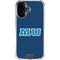 Disney Monsters University MU Logo iPhone 16 Clear Case