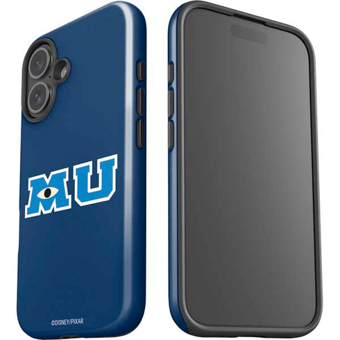 Disney Monsters University MU Logo iPhone 16 Impact Case