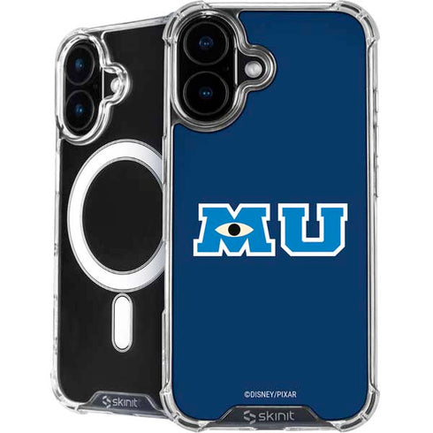 Disney Monsters University MU Logo iPhone 16 Plus MagSafe Case