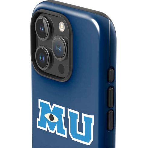 Disney Monsters University MU Logo iPhone 16 Pro Impact Case