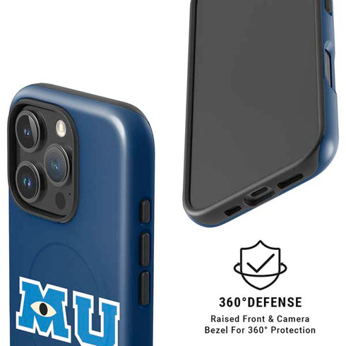Disney Monsters University MU Logo iPhone 16 Pro Magsafe Impact Case