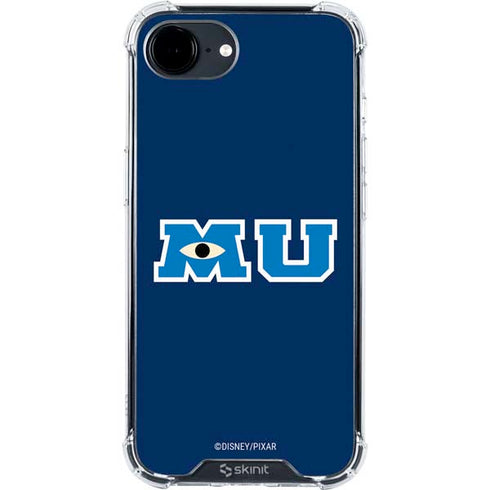 Disney Monsters University MU Logo iPhone 16e Clear Case