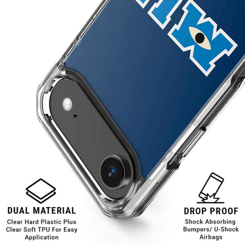 Disney Monsters University MU Logo iPhone 17 Air Clear Case