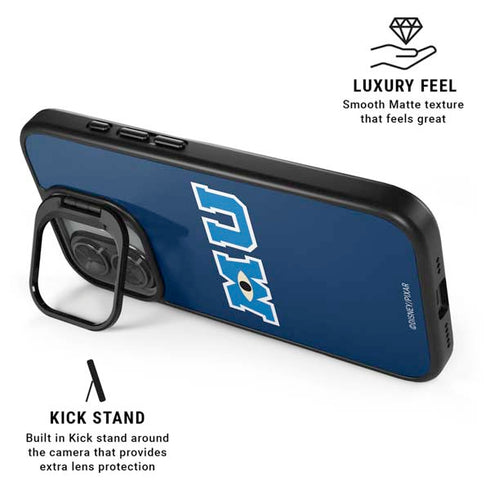 Disney Monsters University MU Logo iPhone 17 Kickstand Case
