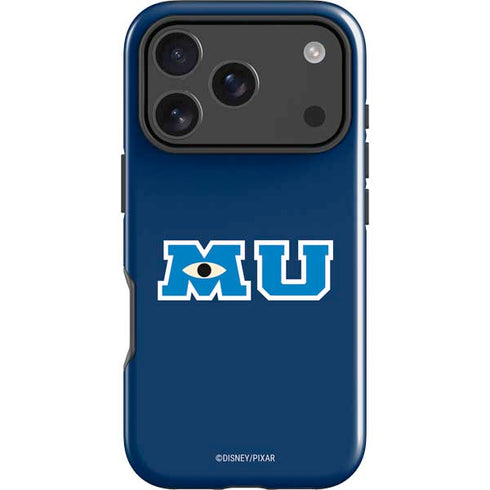 Disney Monsters University MU Logo iPhone 17 Pro Impact Case