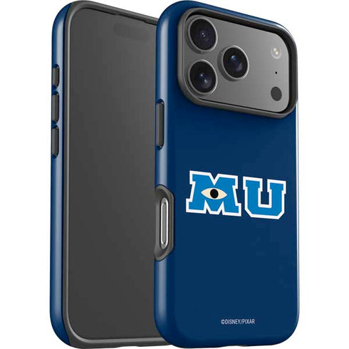 Disney Monsters University MU Logo iPhone 17 Pro Impact Case