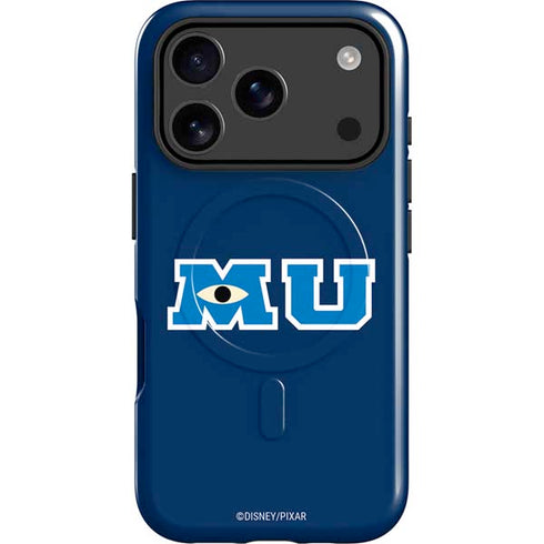 Disney Monsters University MU Logo iPhone 17 Pro Max Magsafe Impact Case