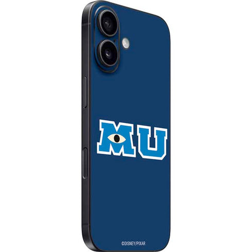 Disney Monsters University MU Logo iPhone 17 Skin