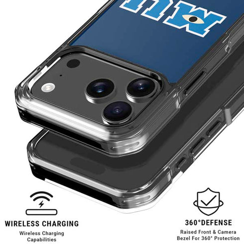 Disney Monsters University MU Logo iPhone 18 Pro Clear Case