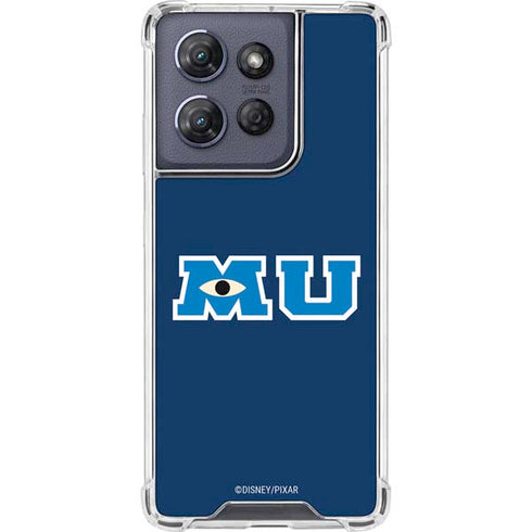 Disney Monsters University MU Logo Moto G Play 5G (2025) Clear Case