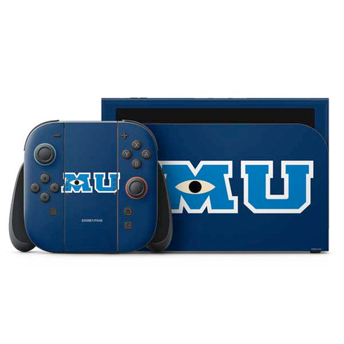 Disney Monsters University MU Logo Nintendo Switch 2 (2025) with Joy-Con Skin