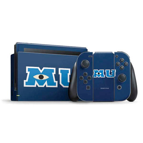 Disney Monsters University MU Logo Nintendo Skins