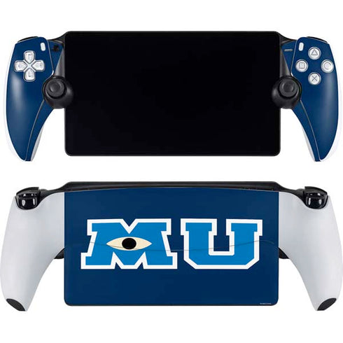 Disney Monsters University MU Logo PlayStation Portal Remote Player Skin