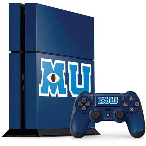 Disney Monsters University MU Logo PlayStation PS4 Skins