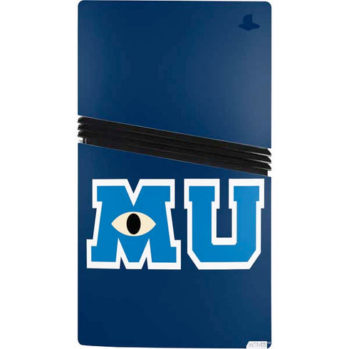 Disney Monsters University MU Logo PS5 Pro Bundle Skin