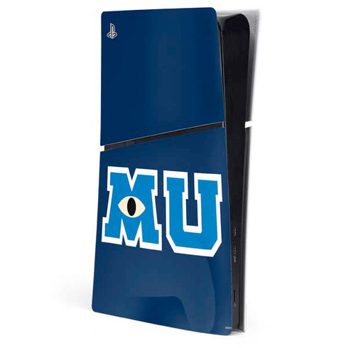 Disney Monsters University MU Logo PlayStation PS5 Skins