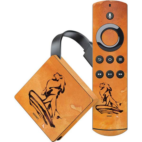 Disney The Lion King Mufasa Water Color Art Amazon Fire TV Skin