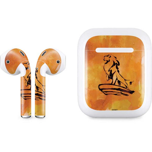 Disney The Lion King Mufasa Water Color Art Apple AirPods Skin