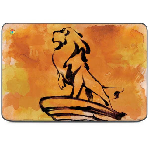 Disney The Lion King Mufasa Water Color Art HP Chromebook Skin