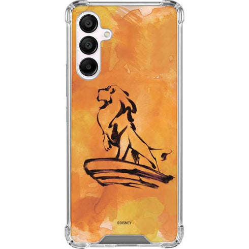 Disney The Lion King Mufasa Water Color Art Galaxy A16 5G Clear Case