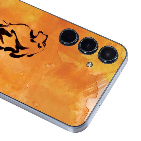 Disney The Lion King Mufasa Water Color Art Galaxy A35 5G Skin