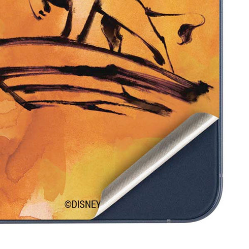 Disney The Lion King Mufasa Water Color Art Galaxy A35 5G Skin