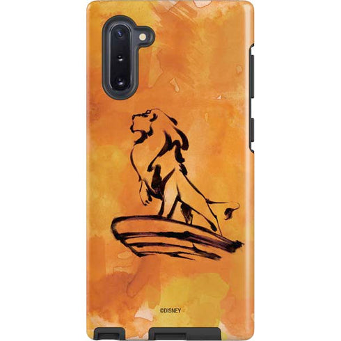 Disney The Lion King Mufasa Water Color Art Galaxy Cases