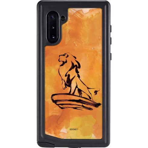 Disney The Lion King Mufasa Water Color Art Galaxy Cases